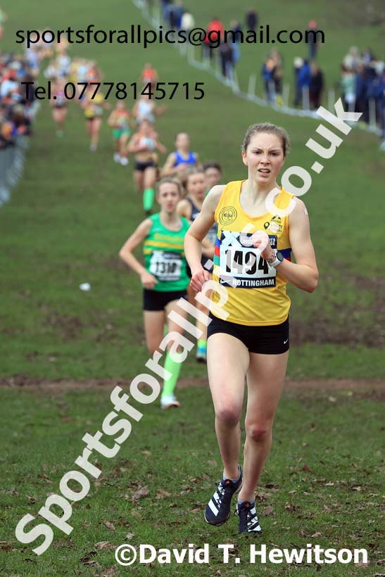 Womens Under-17s, 2024 CAU Inter Counties Cross Country Champs., Wollaton Park, Nottingham. Photo: David T. Hewitson/Sports for All Pics